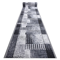 RUGSX TAPIS DE COULOIR antidérapant ESSENZA gris 120 cm 120x210 cm