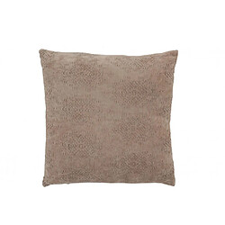 Dansmamaison Coussin Carre Fayola Coton Marron