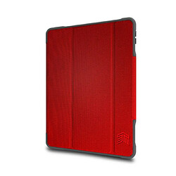 stm goods Étui Folio pour iPad 10,2" Dux Plus Duo Renforcé avec Emplacement Apple Pencil Rouge pas cher