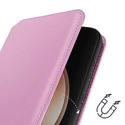 Avis Avizar Étui pour Samsung Galaxy S23 FE Clapet Double Poche Fonction Support Rose Poudré