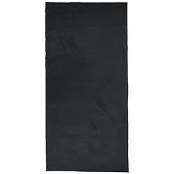 vidaXL Tapis OVIEDO à poils courts noir 100x200 cm