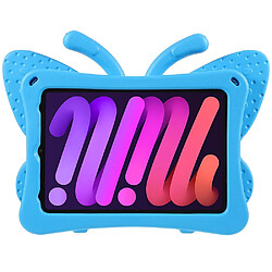 Coque en TPU motif papillon, eva avec béquille bleu pour votre iPad mini (2021)