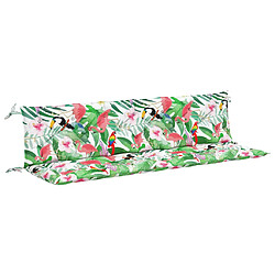 vidaXL Coussins de banc de jardin lot de 2 multicolore 200x50x7 cm