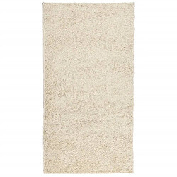 vidaXL Tapis shaggy PAMPLONA poils longs moderne doré 80x150 cm