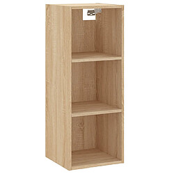 Avis vidaXL Buffet haut Chêne sonoma 34,5x32,5x180 cm Bois d'ingénierie