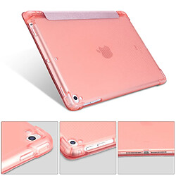 Etui en PU pliable or rose pour votre Apple iPad 9.7 2018/iPad 9.7 2017/iPad Air/iPad Air 2/iPad Pro 9.7