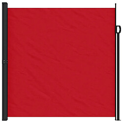 Avis Maison Chic Auvent latéral rétractable | Store latéral | Brise-vue latéral rouge 200x600 cm -GKD49110