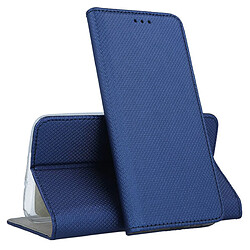 Htdmobiles Housse pour Xiaomi 13 Lite 5G - etui coque pochette portefeuille + film ecran - BLEU MAGNET