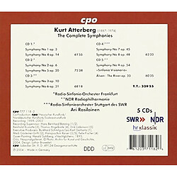 Acheter Cpo Kurt Atterberg: The Symphonies (Box Set)