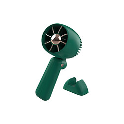 Mini ventilateur à Faible Bruit Puissant Sèche-Cheveux Pliable en Forme de Sèche-Cheveux Mini Ventilateur Portatif pour Dortoir-Vert