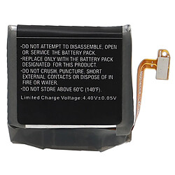 vhbw Batterie compatible avec Samsung Galaxy Watch3 SM-R845 smartwatch montre connectée bracelet fitness (330mAh, 3,85V, Li-polymère)