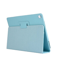 Wewoo Coque bleu pour iPad Pro 10,5 pouces Litchi Texture double rabat en cuir horizontale avec étui bébé pas cher