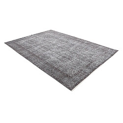 Avis Vidal Tapis de laine 279x180 gris Ultra Vintage