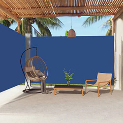 vidaXL Auvent latéral rétractable Bleu 220x600 cm