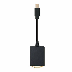 Adaptateur Mini DisplayPort vers VGA NANOCABLE 10.16.0202 Noir