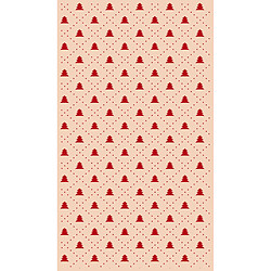 Alter Tapis de bain, 100% Made in Italy, Tapis antitache avec impression numérique, Tapis antidérapant et lavable, Modèle de Noël - Abdiel, cm 90x52