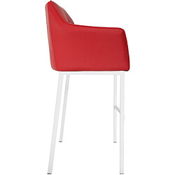 Acheter Non Tabouret de bar Damaso avec structure 4 pieds blanc