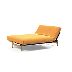 Acheter Inside 75 Canapé convertible lit ASLAK 140 Nordic Cover Soft Spring tissu Bouclé Ocre