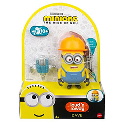 Mattel LES MINIONS Deluxe Dave Construction 9 cm - GMF03 - Figurine a collectionner - 3 ans et + pas cher