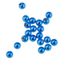 20 pièces en acier inoxydable 4mm piercing bijoux boules fit 14g barre bleue