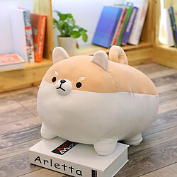 Universal 40cm mignon shiba chien fourrure peluche peluche doux kawaii animal dessin animé oreiller mignon cadeau enfant bébé enfant bonne qualité | peluche animal peluches (marron)