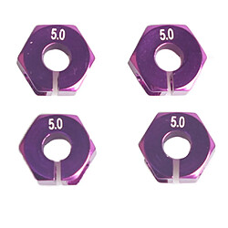 12mm mise à niveau des pièces hexagonales roues coupleur de base 5.0 épais pour hsp rc pièces violet