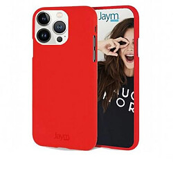 Jaym Coque pour Apple iPhone 14 Premium Soft Feeling Rouge