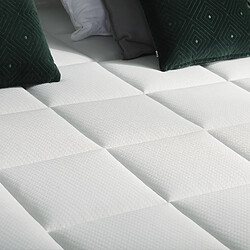 Idliterie Ensemble matelas Ressort 7 zones + sommier + oreiller + couette - FABRICATION FRANCAISE pas cher