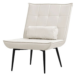 ML-Design Fauteuil Relax Fauteuil Lounge avec coussin de dossier Fauteuil de salon PU Cuir