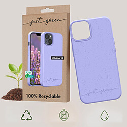 Avis BIGBEN Coque iPhone 13 Natura Lavande - Eco-conçue Just Green