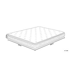 Avis Beliani Matelas mousse mémoire de forme ferme 140 x 200 cm CHARM