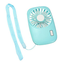 Mini Ventilateur Portable Ventilateur de Refroidissement à Air Portatif Ventilateur Refroidisseur d'été Batterie Au Lithium Ventilateur Rechargeable USB COULEUR BLEUE pas cher