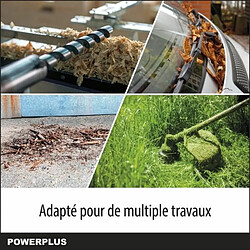 Avis DUAL POWER Souffleuse Powerplus Powdpg7521 20 V 145 km/h