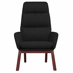 Avis Maison Chic Chaise de relaxation | Fauteuil relax Noir Tissu -GKD65843