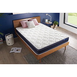 ACTISOM Matelas Ressorts ensachés+Mémoire de forme ACTIFLEX MORPHO 90x200 Maxi épaisseur 5zones de confort pas cher