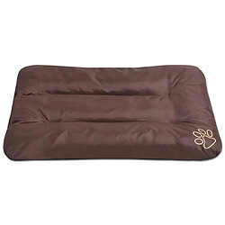 vidaXL Matelas pour chiens Taille L Marron