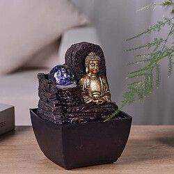 Acheter Zen'Arôme Petite fontaine d'intérieure en résine avec LED bouddha Theravada.