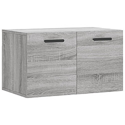 vidaXL Armoire murale Sonoma gris 60x36,5x35 cm Bois d'ingénierie