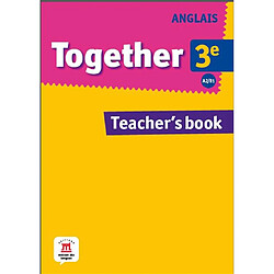 Together anglais 3e, A2-B1 : teacher's book - Occasion