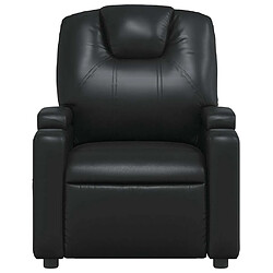 Avis vidaXL Fauteuil de massage inclinable Noir Similicuir