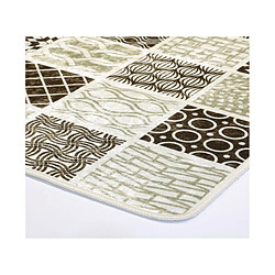 Avis Mani Textile Tapis Carreaux de ciment Marron