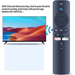 Acheter SANAG Telecommande Vocale Bluetooth Bt-Mi02 Compatible Avec Xiaomi Mi Box 3/4K Android Tv, Convient À La Plupart Des Televiseurs Intelligents Xiaomi, Remplacement Pour Xiaomi Mi Xmrm-006 Xmrm-00A Xmrm-M8