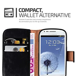 Acheter Cadorabo Coque Samsung Galaxy S3 MINI Etui en Noir