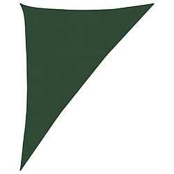 vidaXL Voile d'ombrage 160 g/m² Vert foncé 4x5x6,8 m PEHD