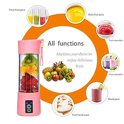 Avis Universal USB rechargeable portable simple mélangeur mini-presse-jus multi-fonctions USB rechargeable tasse de jus de fruits mélangeur de jus électrique de fruits | presse-jus (rose)