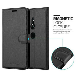 Avis Cadorabo Coque Sony Xperia XZ2 Etui en Noir