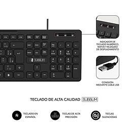 Avis Teclado y Ratón Subblim Combo Business Slim CSSK01/ Negro