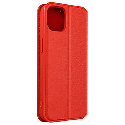 Avizar Étui iPhone 13 Clapet Portefeuille Fonction Support Vidéo Rouge