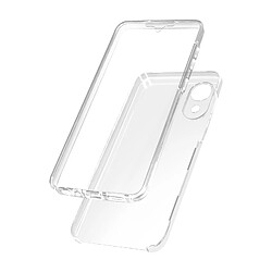 Avizar Coque intégrale Galaxy A03 Core Arrière Rigide et Avant Souple transparent