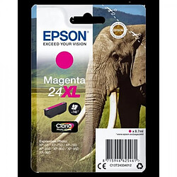 Cartouche d'Encre - Imprimante EPSON T2433 XL Magenta - Eléphant (C13T24334012)